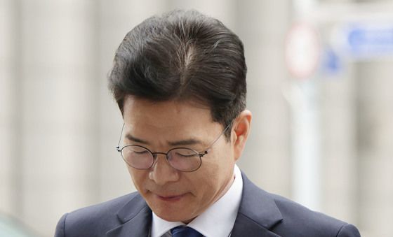 캠프 도착한 정원오 후보