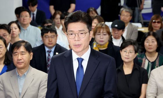입장 밝히는 정원오 후보
