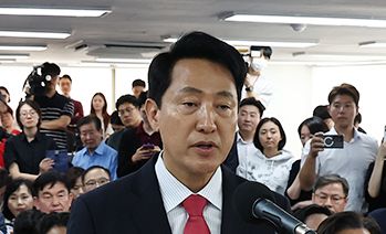 선거 입장 밝히는 오세훈 후보