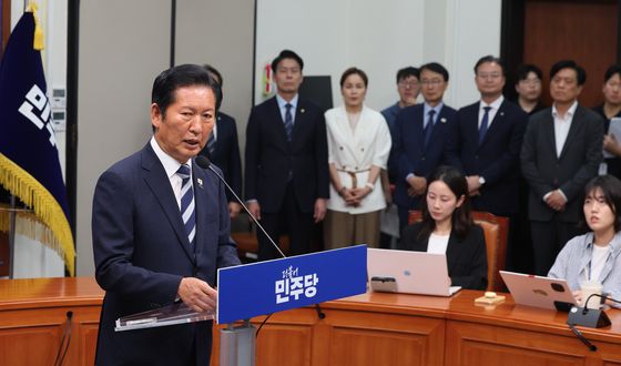 모두발언하는 정청래 대표