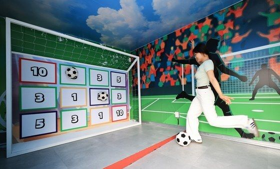 에버랜드 '축구선수가 된 것 처럼'