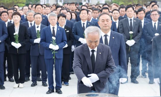 5.18침배하는 양부남 광주시당위원장