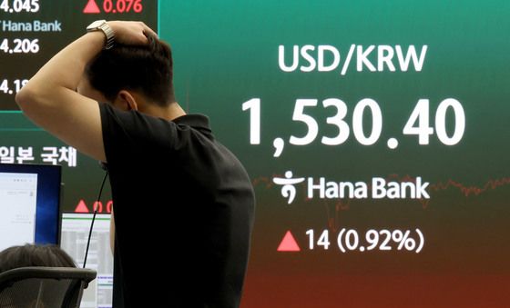 환율 1530원 돌파