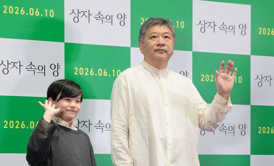 내한한 고레에다 히로카즈 감독과 쿠와키 리무