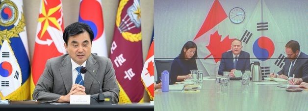 한·캐나다 국방부 장관 공조통화