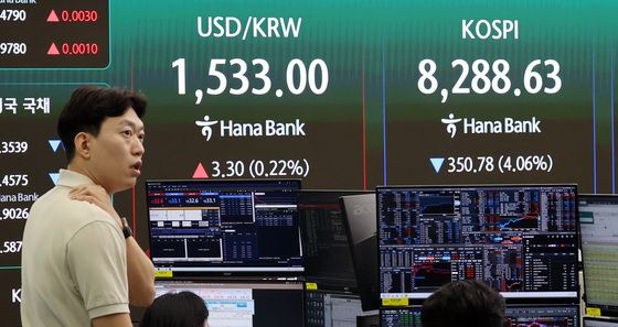 코스피, 美반도체 충격에 급락 출발