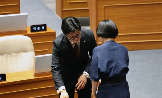 국회의장 선거 투표하는 한동훈 의원