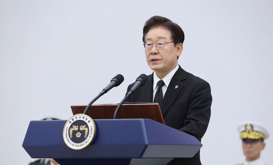 이 대통령, 한미 6·25전사자 유해 상호봉환식 추모사