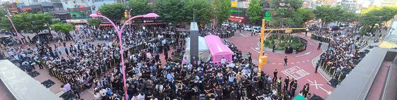 젠슨 황 보러 왔어요 '인산인해'