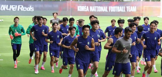 멕시코서 첫 훈련 나선 대한민국 축구대표팀