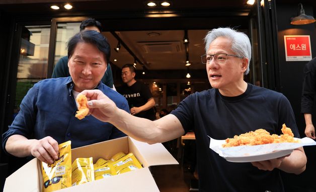 젠슨 황·최태원, 2차 '깐부 회동'