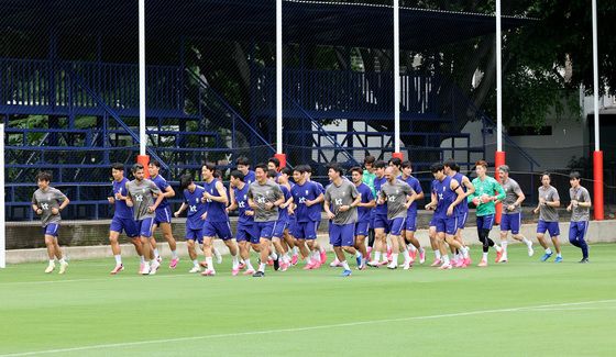 과달라하라 잔디 적응 나선 대한민국 축구대표팀