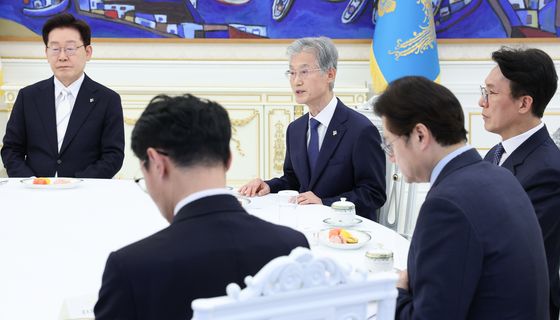 4부 요인 회동 발언하는 조희대 대법원장