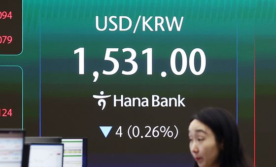 환율 소폭 하락