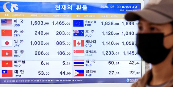 1520원대로 치솟은 환율