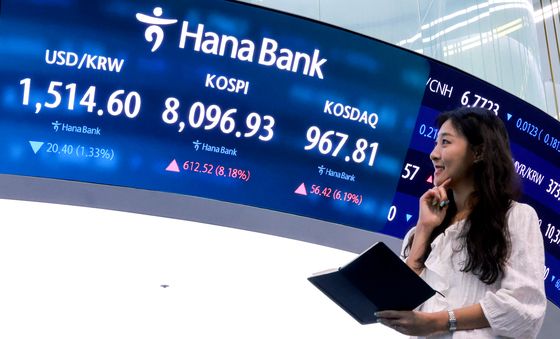 코스피, 8000 탈환했다