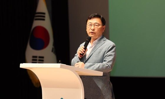 정근식 서울교육감, '유치원 관리자' 연수 인사말