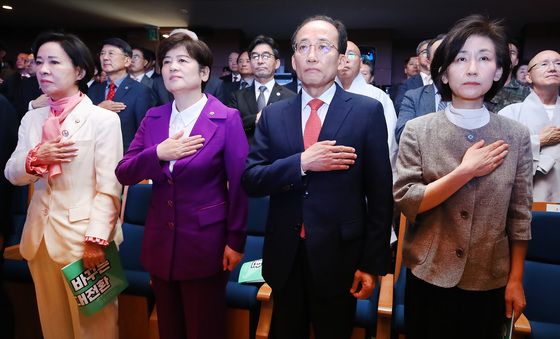 추경호 대구시장, 국기에 대한 경례