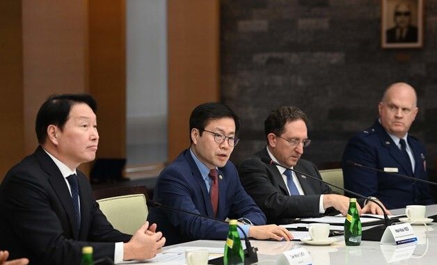 인사말하는 여한구 통상교섭본부장