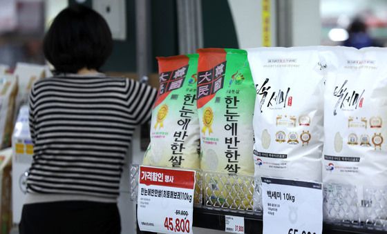 계속 오르는 밥상물가, 쌀값 급등