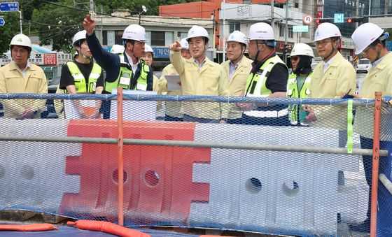 허태정 시장, 트램 12공구 안전 점검