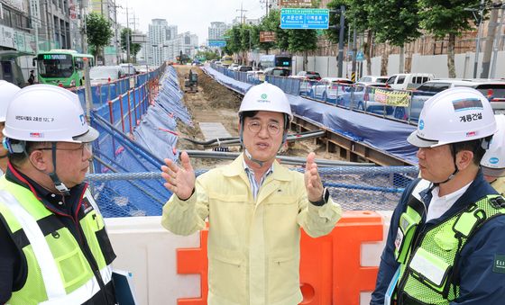 허태정 대전시장, 재해취약지역 안전 점검
