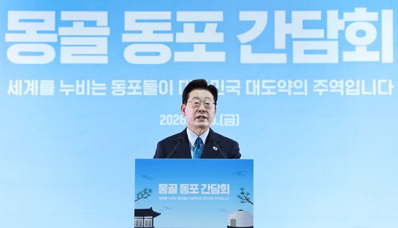 동포 오찬간담회 발언하는 이재명 대통령