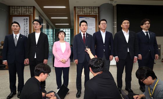 장동혁 대표, 경찰청 항의 방문