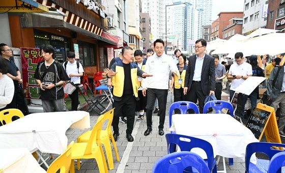 오세훈 시장, 상봉먹자골목 방문