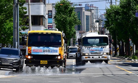 포항시 폭염중대경보 '도심 열기부터 잡아라'