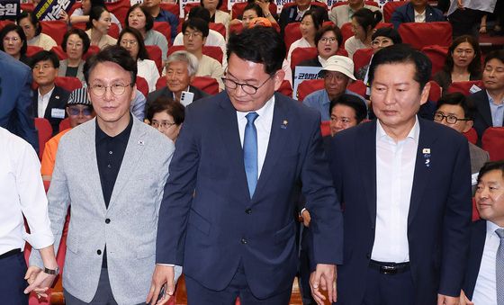 손잡는 민주당 당권 주자들