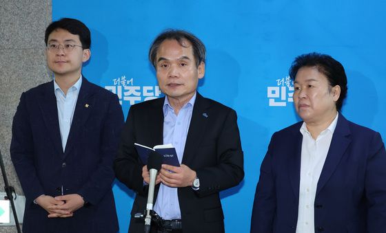 최고위 관련 입장 밝히는 박지원·박규환·문정복