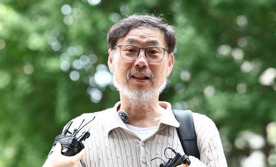 홍명보 선임 관련 고발인 조사 출석하는 김순환 서민위 사무총장