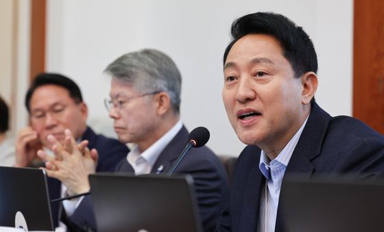 국무회의 발언하는 오세훈 시장