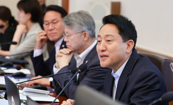 국무회의 발언하는 오세훈 시장