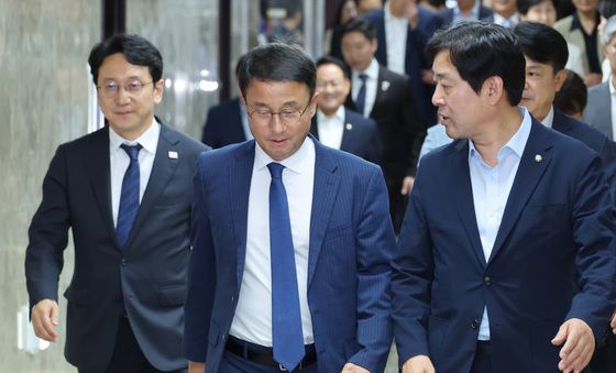 황명선과 대화하는 한병도