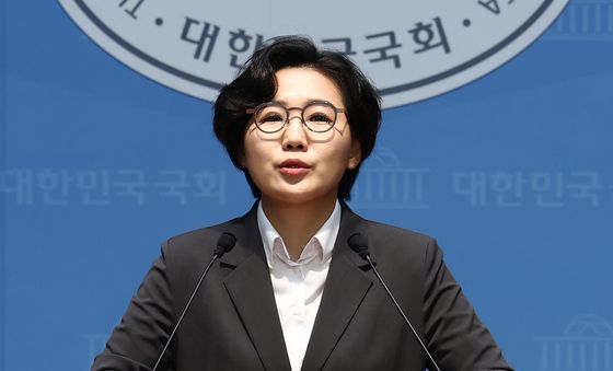 '민주당 당대표 출마' 김보미 전 의원, 선호투표제 관련 기자회견