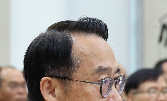 답변하는 허철수 전 중앙선관위 사무총장