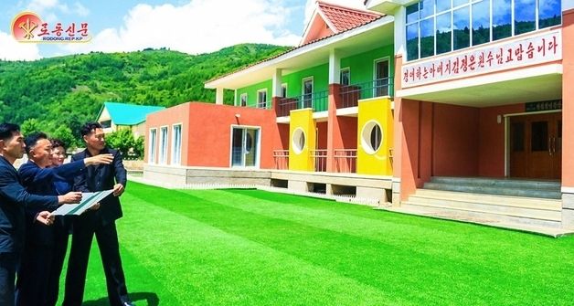 北 "후대 위한 사업"…랑림청년광산지구 유치원 소개