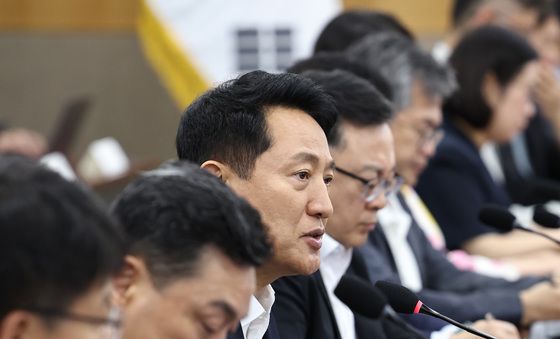 오세훈 시장, 정례간부회의 모두발언