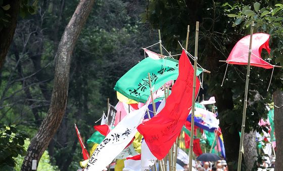 고운사 천년숲길 향하는 이운 행렬