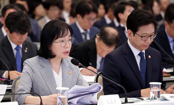 업무보고하는 송경희 개인정보보호위원회 위원장