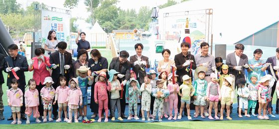 '꿀잼 워터파크' 개장식 참석한 서준오 노원구청장