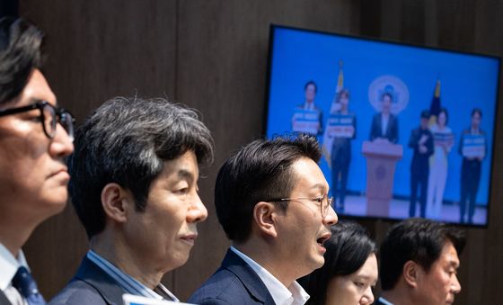 민주 선관위 국조특위원들 '재검표 즉각 합의 촉구'
