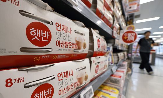 '햇반 12%" 주요 식품 출고가 줄인상