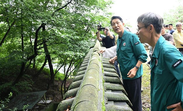 오세훈 서울시장, 산사태 방지 시설 점검