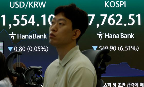 장 초반 급락…매도 사이드카 발동