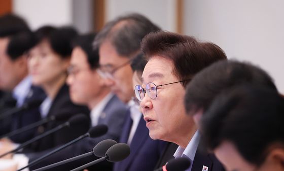 국무회의 발언하는 이재명 대통령