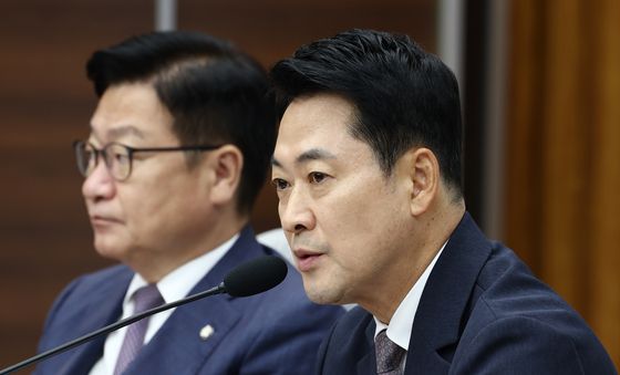 연석회의서 발언하는 장동혁 대표