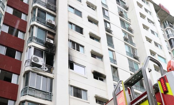 압구정 한양아파트 화재, 인명 피해 없어